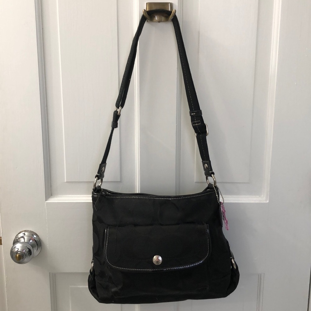 Black coach purse